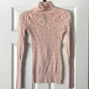 Women’s Free People lace turtle neck